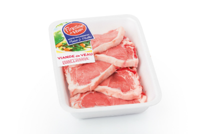 cotes de veau premières sobeval viande produits caissettes et UVCI