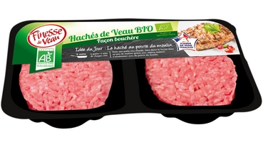 Haches de Veau Bio AB Agriculture biologique viande bio steak