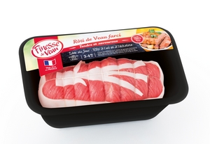 Roti de Veau farci Sobeval viande origine france viande francaise 