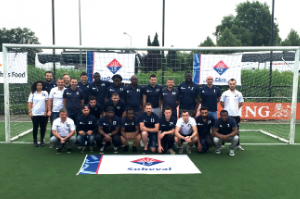 Tournoi de foot Vandrie group Sobeval Ekro Navobi Schils
